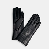 Woven Leather Gloves