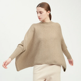 Mock neck Pullover Poncho