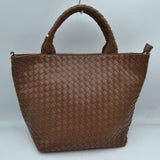 T3451- 2 in 1 woven handbag with crossbody