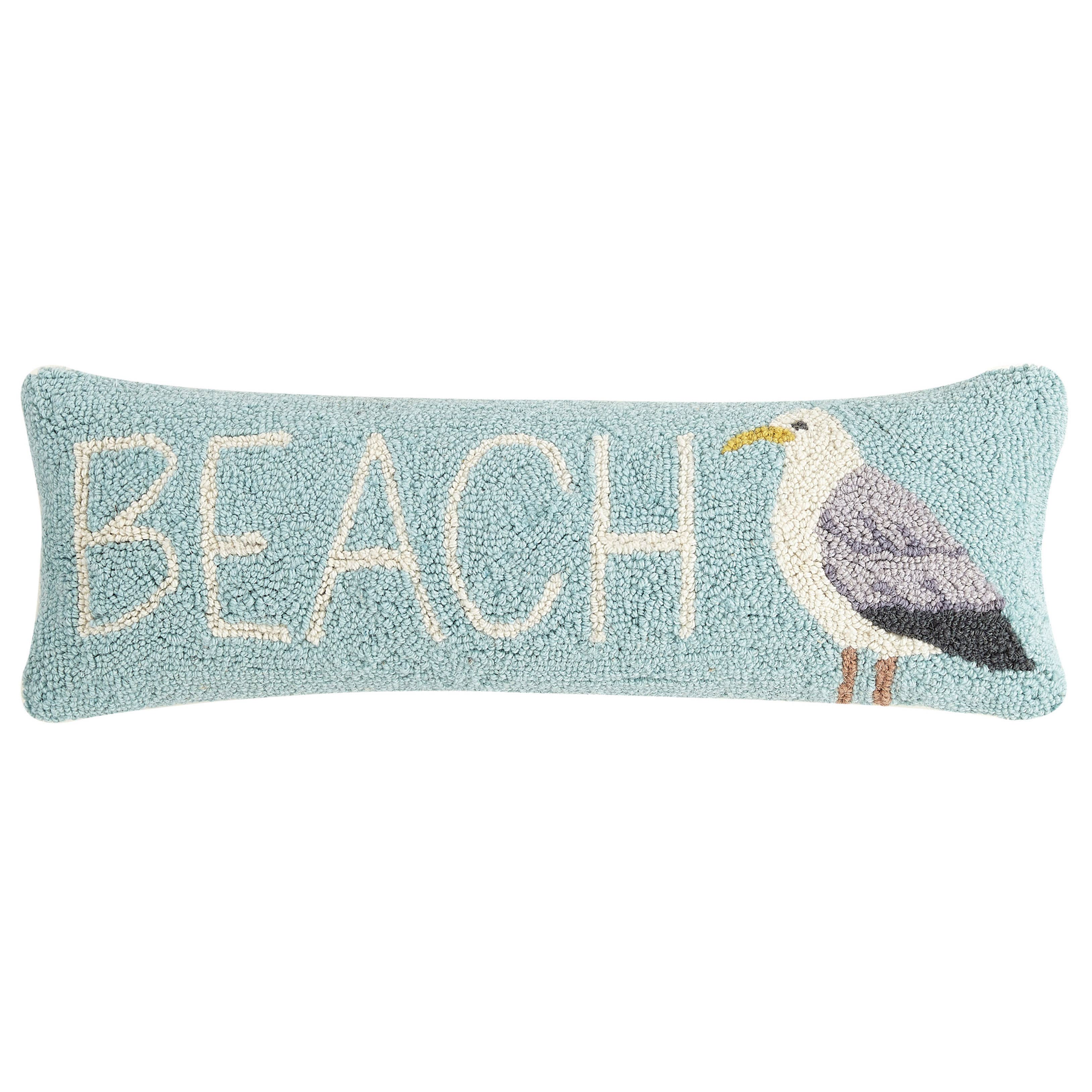 Peking Handicraft - Beach And Seagull Hook Pillow