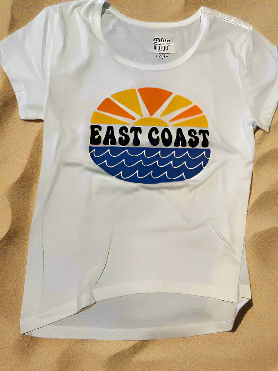 East Coast Sun/Waves Ladies Tee