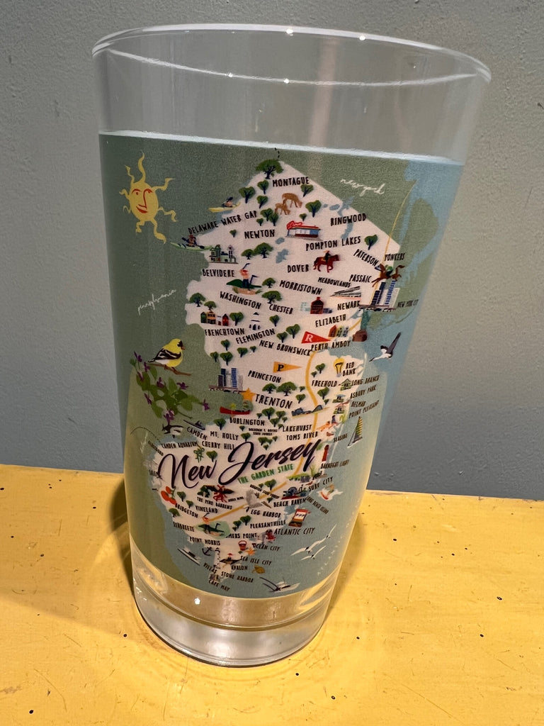 State of New Jersey Pint Glass