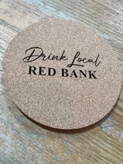 Red Bank Cork Coasters