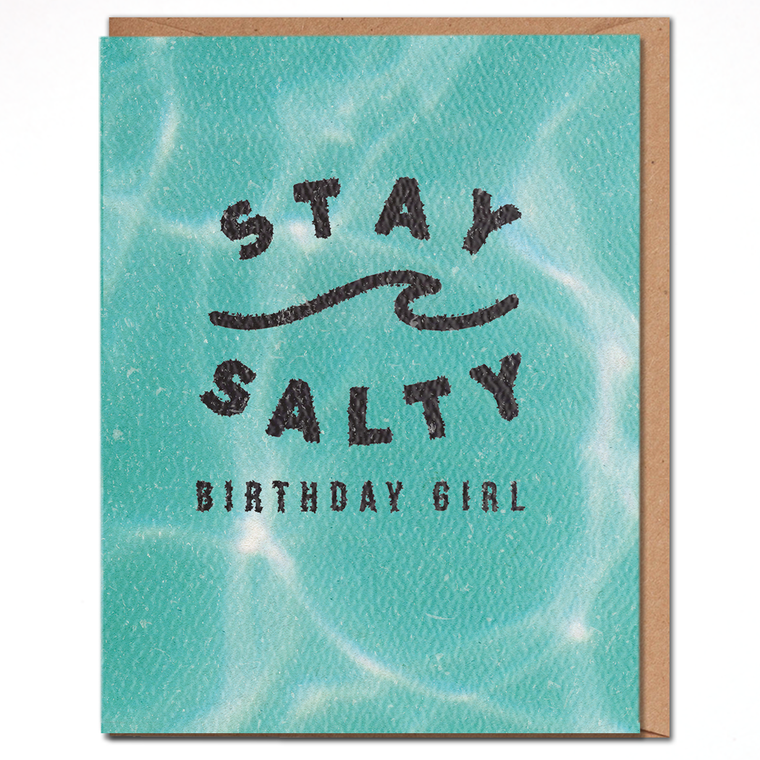 Stay salty card