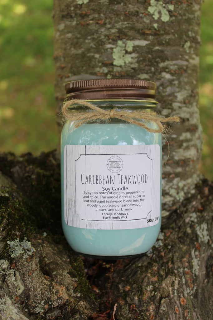 Caribbean Teakwood Soy Candle