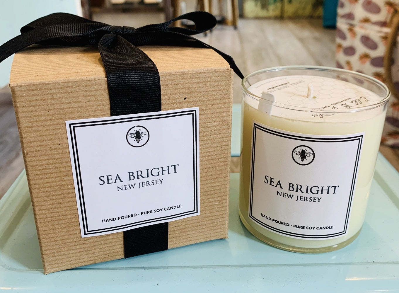 Ella B. Neighborhood Sea Bright 11oz candle