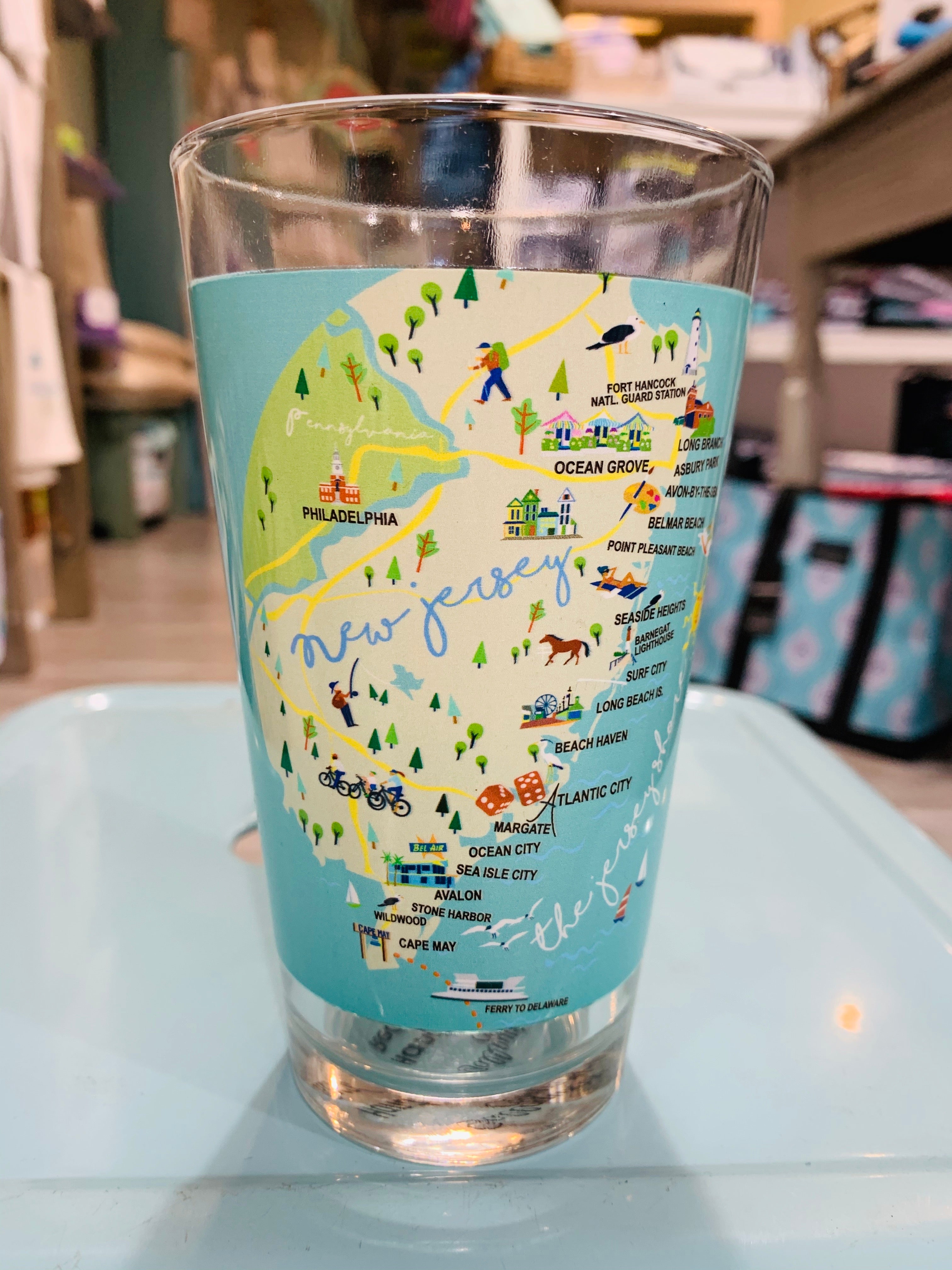 Jersey Shore Pint Glass