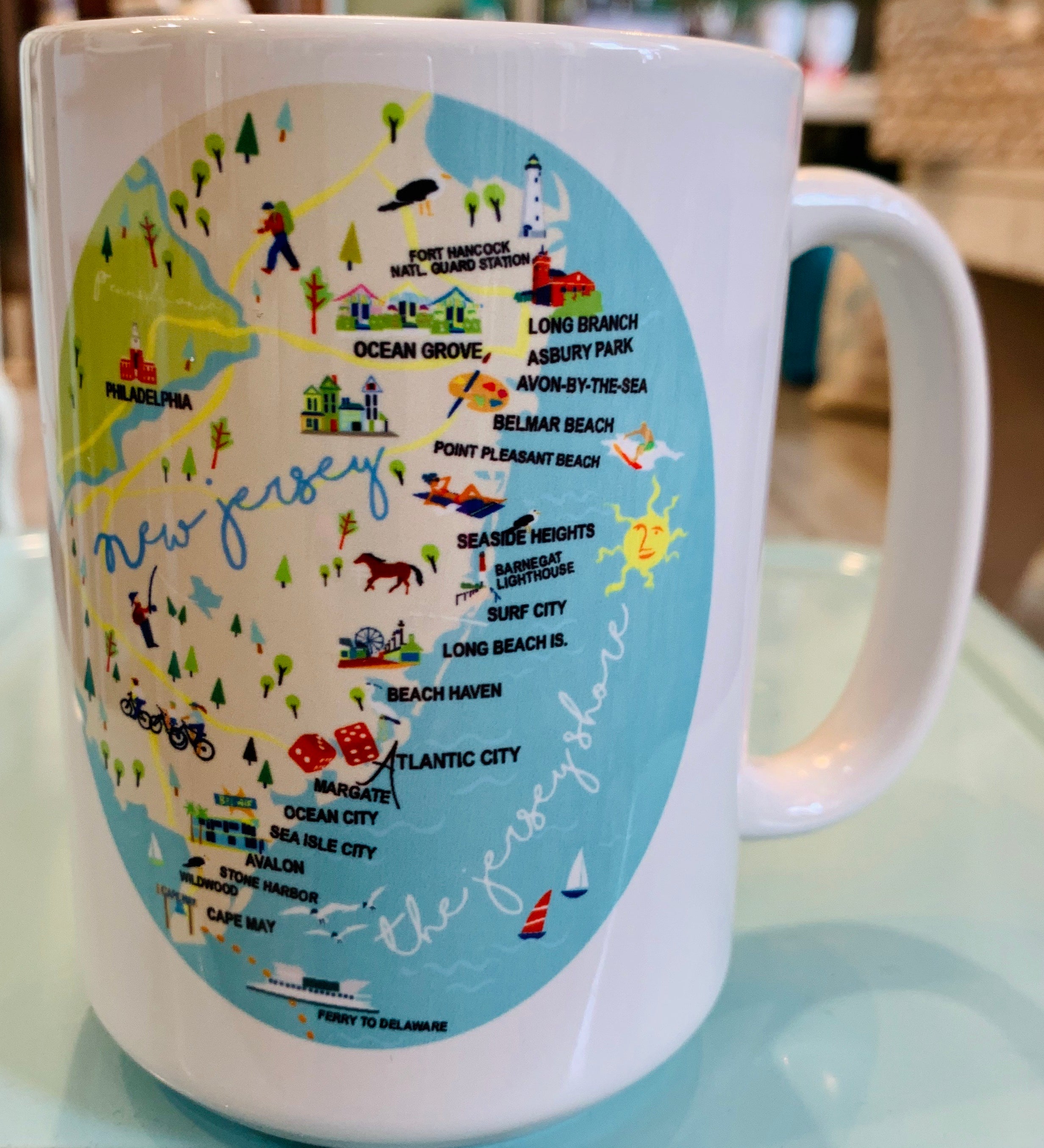 Jersey shore mug