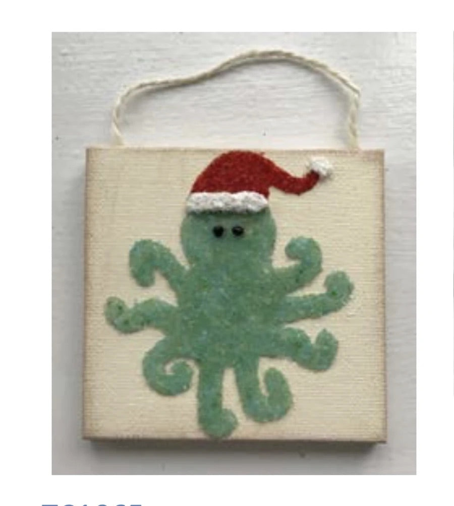 Octopus Christmas Ornament