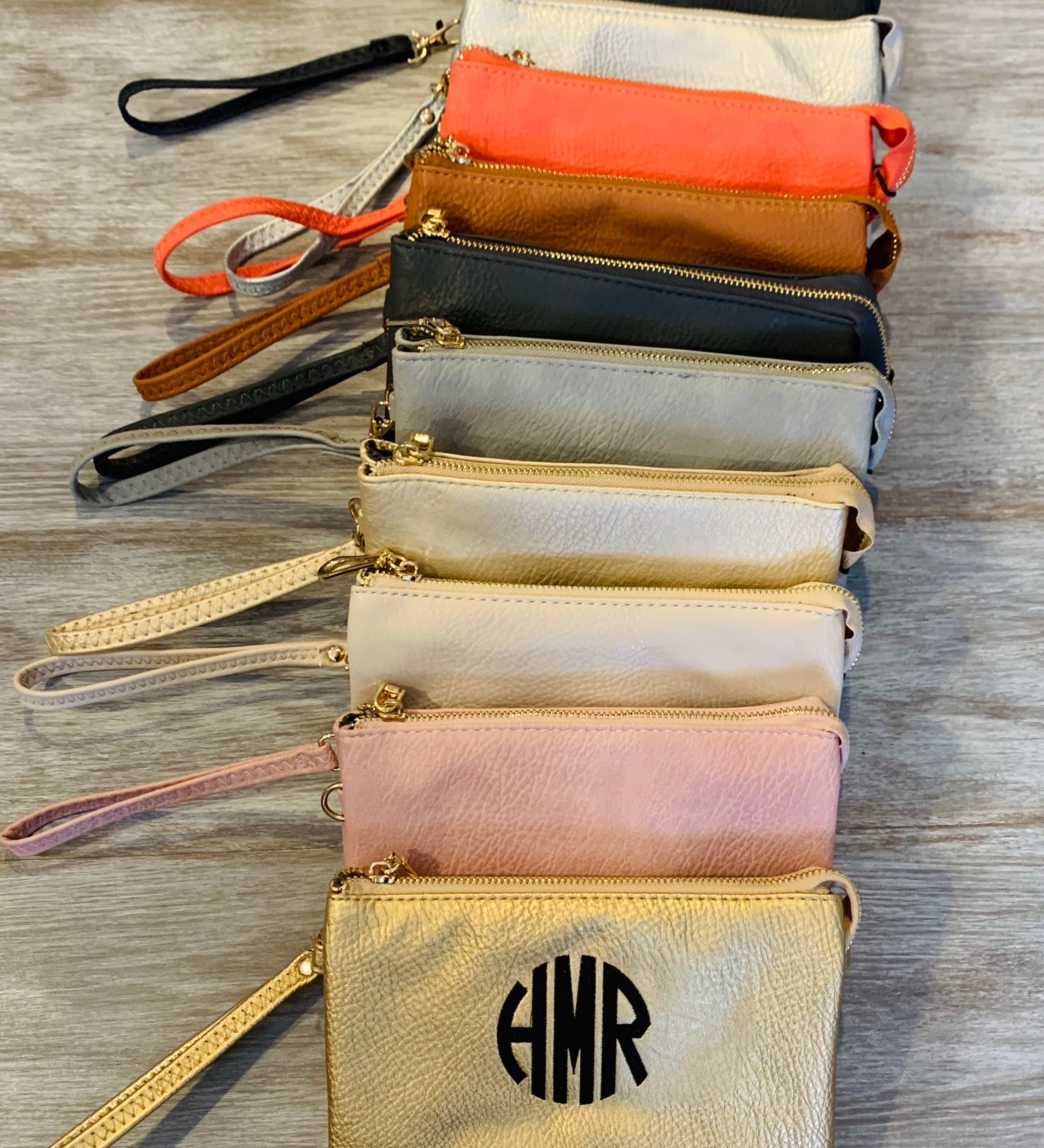 Compartment crossbody/clutch (9 colors)