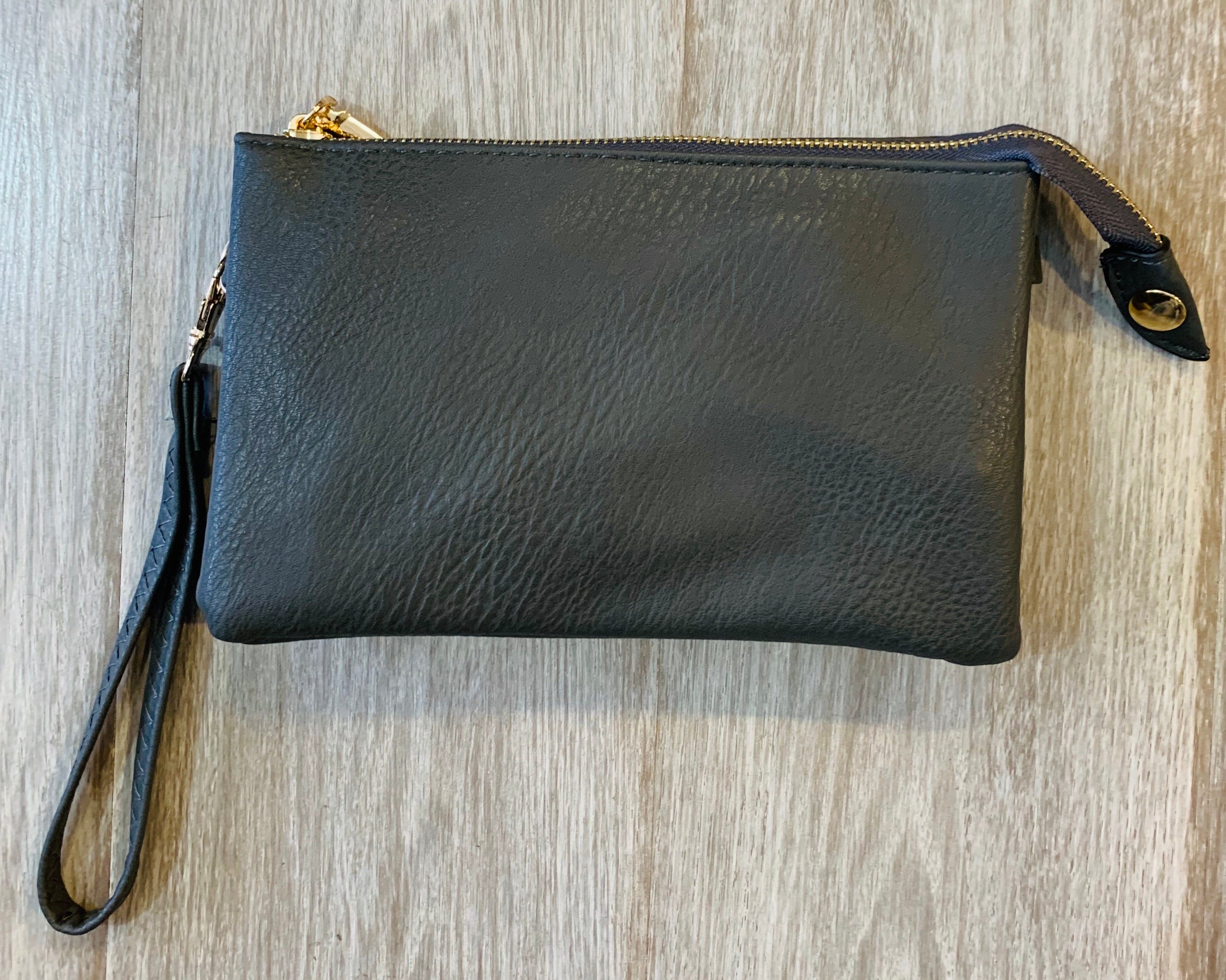 Compartment crossbody/clutch (9 colors)
