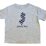 Jersey Boy w chevron state of NJ boys tee