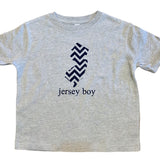 Jersey Boy w chevron state of NJ boys tee