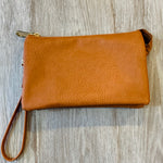 Compartment crossbody/clutch (9 colors)