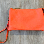 Compartment crossbody/clutch (9 colors)
