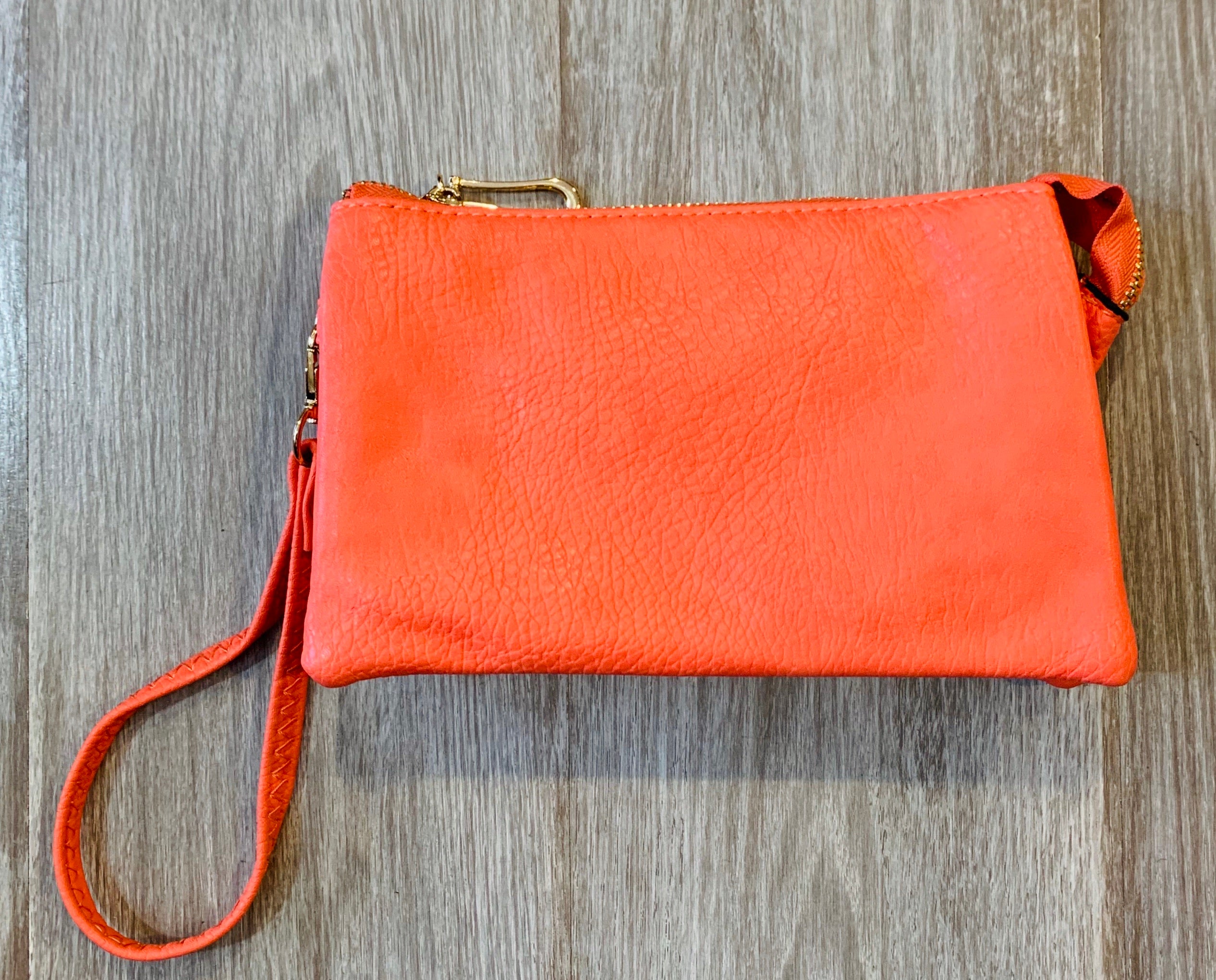 Compartment crossbody/clutch (9 colors)