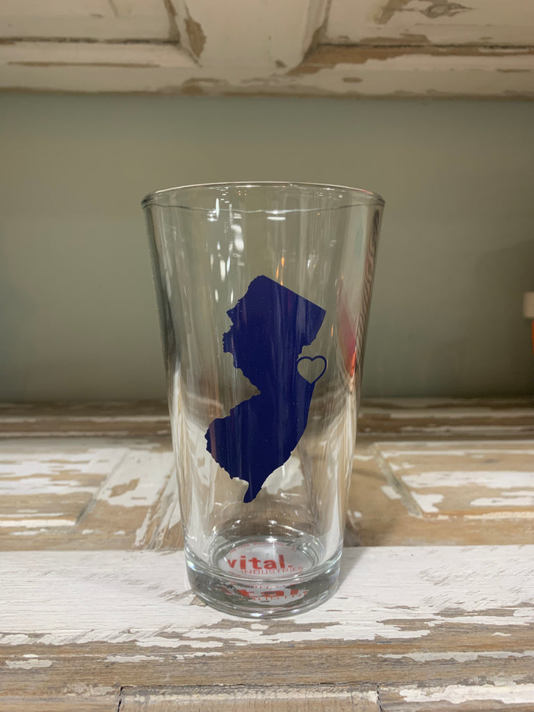 New Jersey State Pint Glass